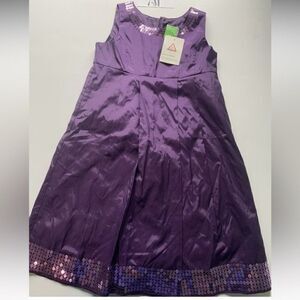 Mini Boden Sequin Party Dress 7/8 NWT